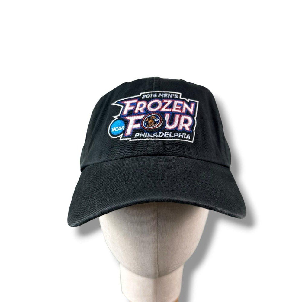 '47 Brand 2014 Men's NCAA Frozen Four Philadelphia Black Strap Back Hat OSFM GUC